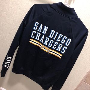VS PINK Dan Diego chargers zip up